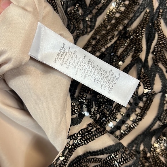 Adrianna Papell Sequin Halter Sheath Short Dress | size 2 - Picture 11 of 15